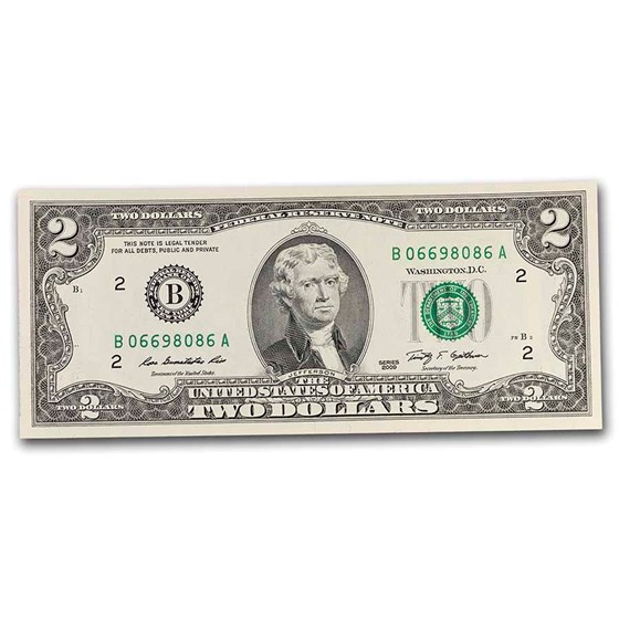 2009 $2.00 FRN CU (Random Districts) 2009 $2.00 FRN CU (Random Districts)