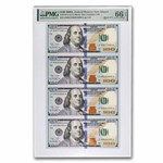 2009-A (F-Atlanta) $100 FRN CU-66 EPQ (Fr#2187-F) PMG 4 Uncut