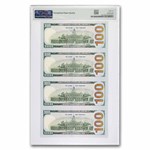 2009-A (F-Atlanta) $100 FRN CU-66 EPQ (Fr#2187-F) PMG 4 Uncut