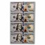 2009-A (F-Atlanta) $100 FRN CU (Fr#2187-F) 4 Note Sheet!
