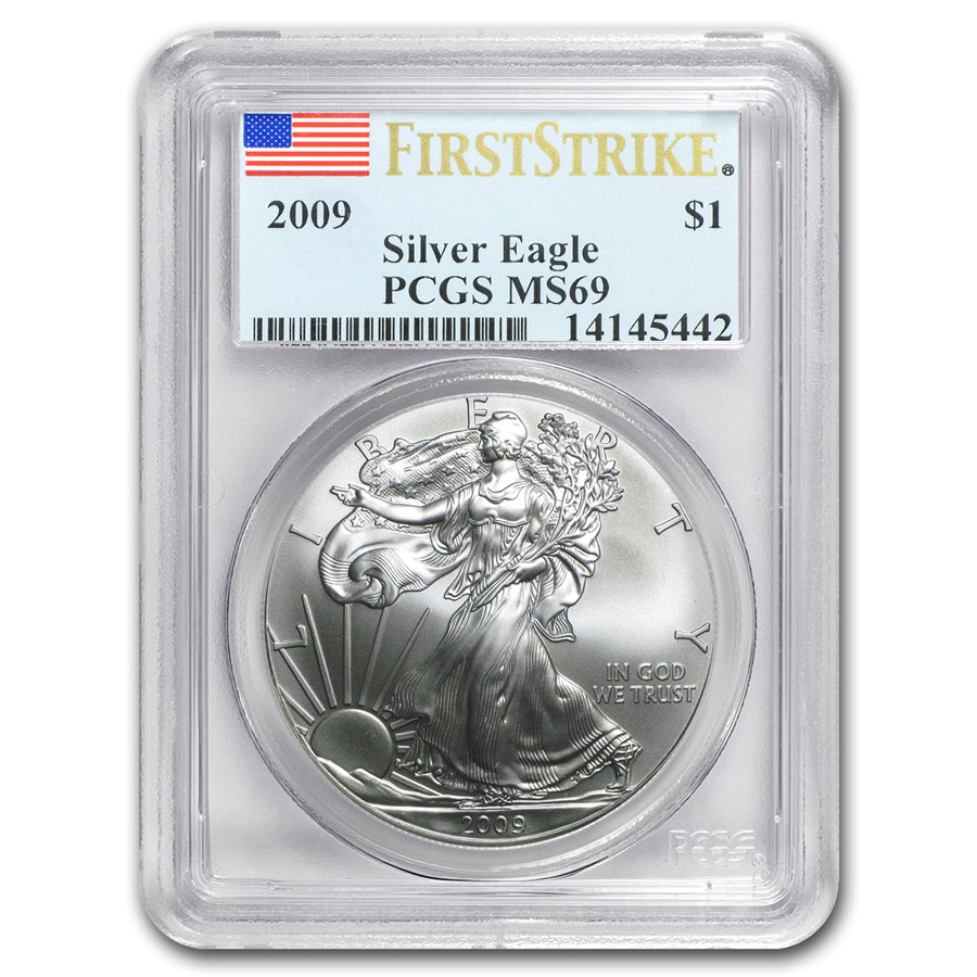 2009 American Silver Eagle MS-69 PCGS (FirstStrike®)