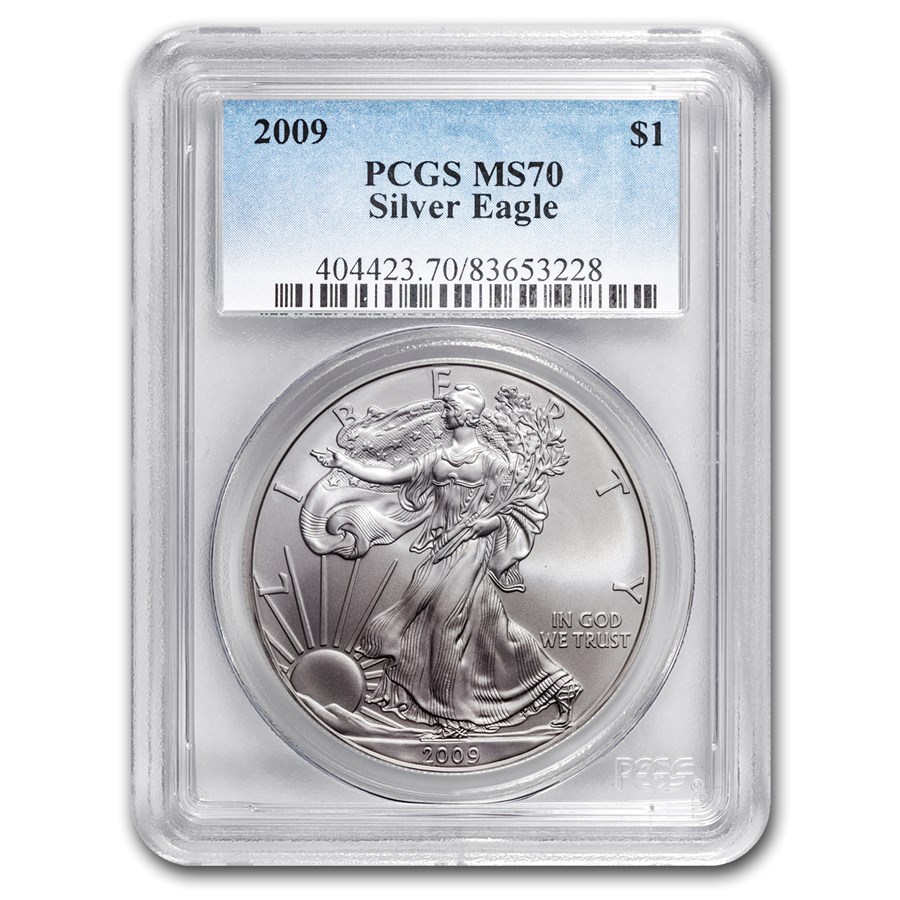 2009 American Silver Eagle MS-70 PCGS