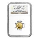 2009 Australia 1/10 oz Gold Koala PF-70 NGC