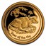 2009 Australia 1/10 oz Gold Lunar Ox Proof (Series II)