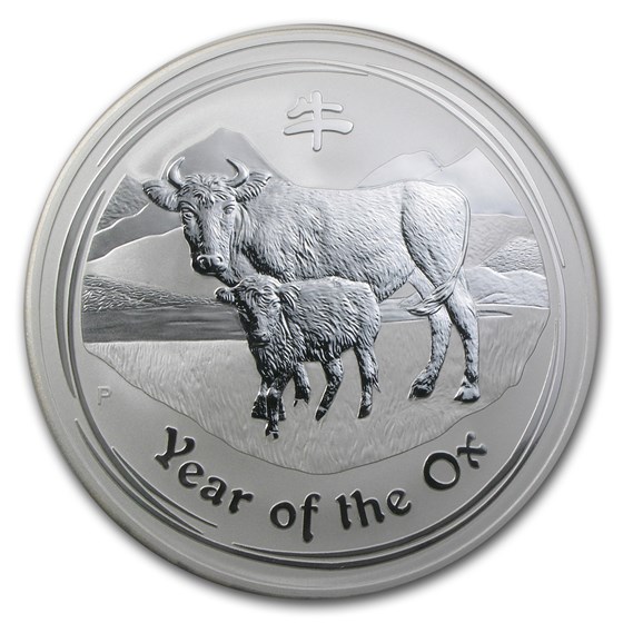 2009 Australia 1/2 kilo Silver Ox BU (Series II, 16.075 oz) 2009 Australia 1/2 kilo Silver Ox BU (Series II, 16.075 oz)