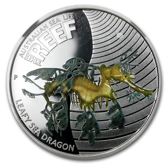 2009 Australia 1/2 oz Silver Leafy Sea Dragon PF-69 NGC 2009 Australia 1/2 oz Silver Leafy Sea Dragon PF-69 NGC