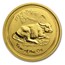 2009 Australia 1/20 oz Gold Lunar Ox BU (Series II)