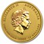 2009 Australia 1/20 oz Gold Lunar Ox BU (SII, Colorized)