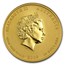 2009 Australia 1/4 oz Gold Lunar Ox BU (SII, Colorized)