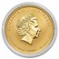 2009 Australia 1/4 oz Gold Lunar Year of the Ox BU (RAM)
