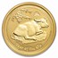 2009 Australia 1/4 oz Gold Lunar Year of the Ox BU (RAM)