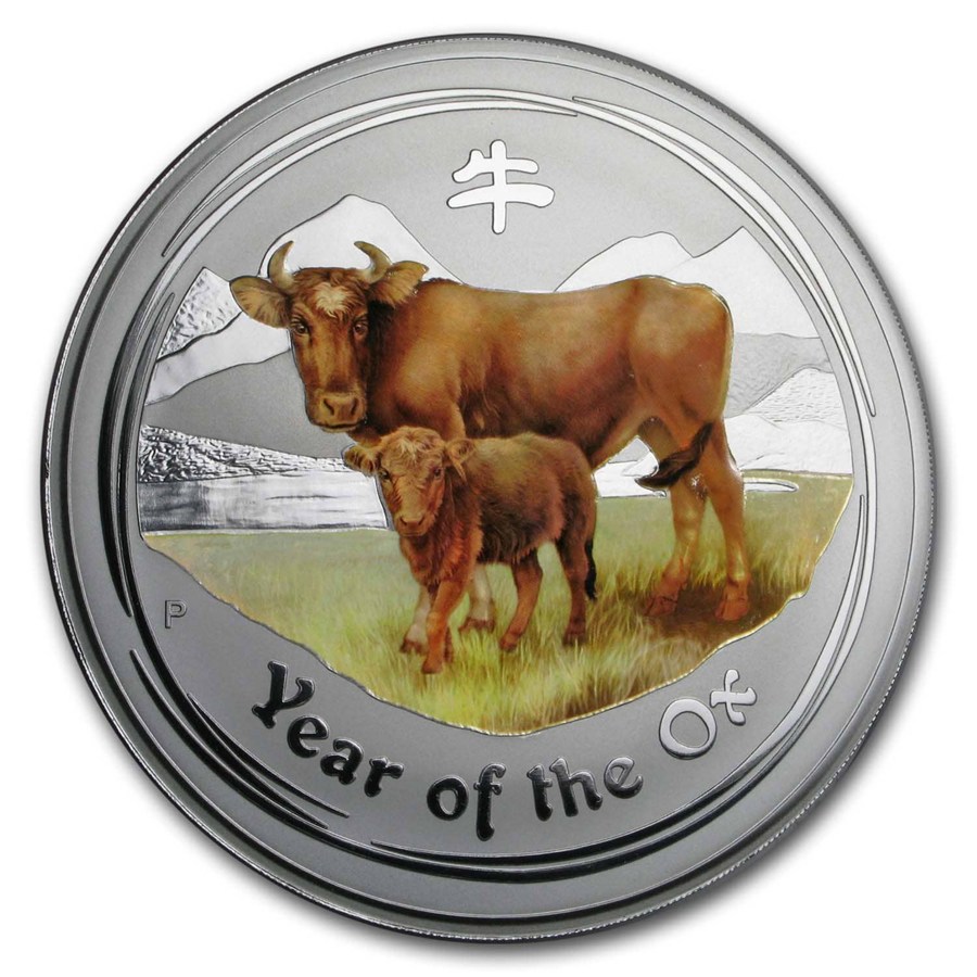Buy 2009 Australia 1 kilo Silver Ox BU (Series II, Colorized) | APMEX