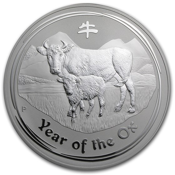 2009 Australia 1 kilo Silver Year of the Ox BU (Series II) 2009 Australia 1 kilo Silver Year of the Ox BU (Series II)