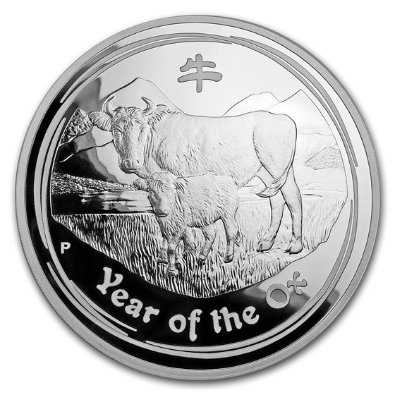 2009 Australia 1 kilo Silver Year of the Ox Proof (Series II) 2009 Australia 1 kilo Silver Year of the Ox Proof (Series II)