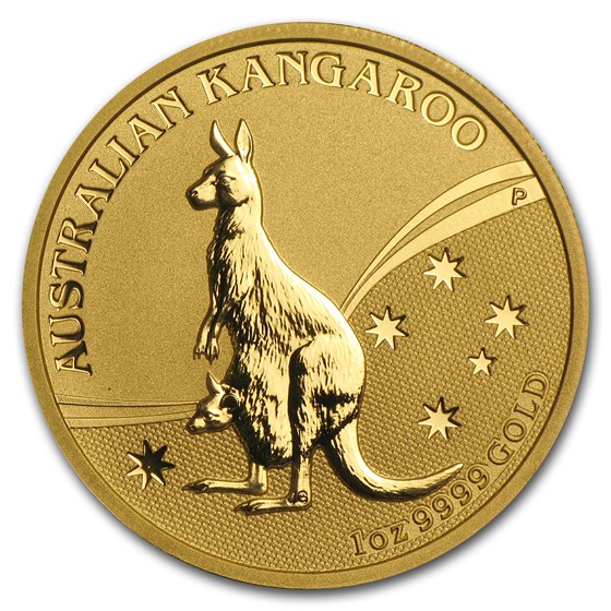 2009 Australia 1 oz Gold Kangaroo BU