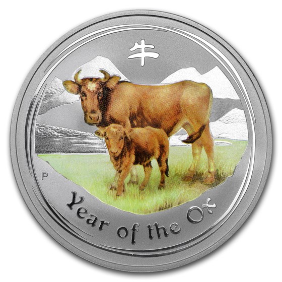 2009 Australia 1 oz Silver Ox BU (Series II, Colorized) 2009 Australia 1 oz Silver Ox BU (Series II, Colorized)