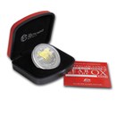 2009 Australia 1 oz Silver Ox BU (Series II, Gilded, Box & COA)