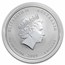 2009 Australia 1 oz Silver Ox BU (Series II, Gilded, In Capsule)