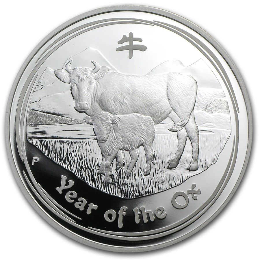2009 Australia 1 oz Silver Ox Proof (Series II, w/Box & COA)