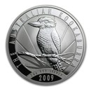 2009 Australia 2 oz Silver Kookaburra BU