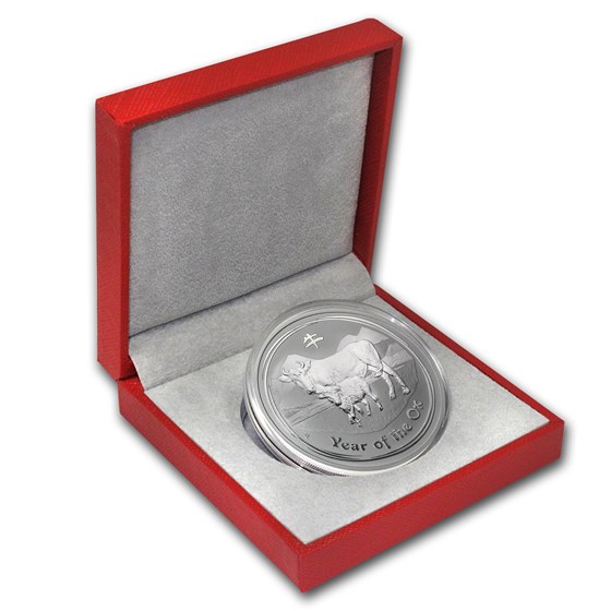2009 Australia 2 oz Silver Ox BU (Series II, w/Red box) 2009 Australia 2 oz Silver Ox BU (Series II, w/Red box)