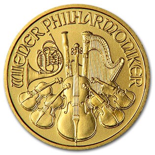 2009 Austria 1/10 oz Gold Philharmonic BU