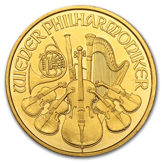 2009 Austria 1/2 oz Gold Philharmonic BU 2009 Austria 1/2 oz Gold Philharmonic BU