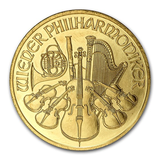 2009 Austria 1 oz Gold Philharmonic BU 2009 Austria 1 oz Gold Philharmonic BU