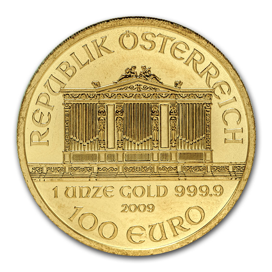 Buy 2009 Austrian 1 oz Gold Philharmonic BU | APMEX