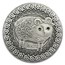 2009 Belarus Oxidized Silver 20 Rubles Zodiac Signs Aries