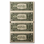 2009 (C-Philadelphia) $1 FRN CU (Fr#3000-A) 4 Note Uncut Sheet