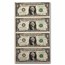 2009 (C-Philadelphia) $1 FRN CU (Fr#3000-A) 4 Note Uncut Sheet