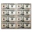 2009 (C-Philadelphia) $10 FRN CU (Fr#2041-C) 8 Note Uncut Sheet