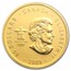 2009 CAN 1 oz Gold $50 Vancouver 2010 Olympic T'bird Gem BU (FS)