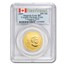 2009 CAN 1 oz Gold $50 Vancouver 2010 Olympic T'bird Gem BU (FS)