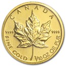 2009 Canada 1/10 oz Gold Maple Leaf BU
