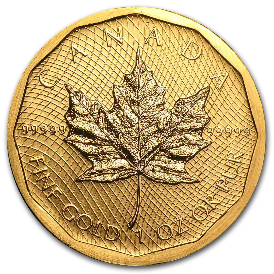 2009 Canada 1 oz Gold Maple Leaf .99999 BU (No Assay)