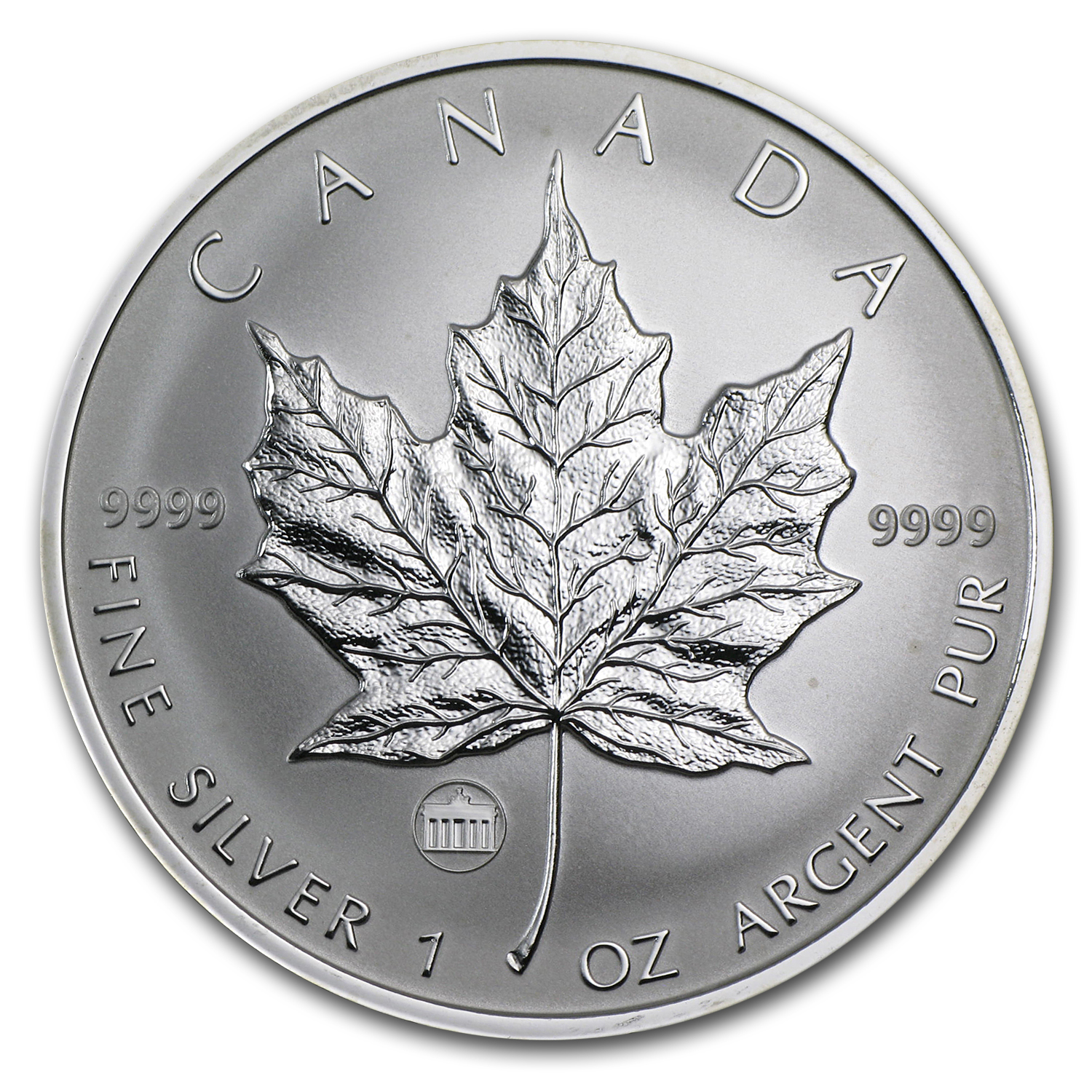 Buy 2009 Canadian 1 oz Silver Maple Leaf Brandenburg Privy | APMEX