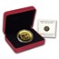 2009 Canada Proof Gold $300 Summer Moon Mask (Scratched)
