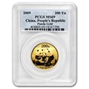 2009 China 1/2 oz Gold Panda MS-69 PCGS