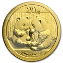 2009 China 1/20 oz Gold Panda BU (Sealed)