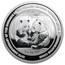 2009 China 1 oz Silver Panda BU (30th Anniversary, In Capsule)