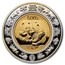 2009 China 4-Coin Gold/Silver Panda Lunar Ox Prestige Proof Set