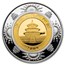 2009 China 4-Coin Gold/Silver Panda Lunar Ox Prestige Proof Set