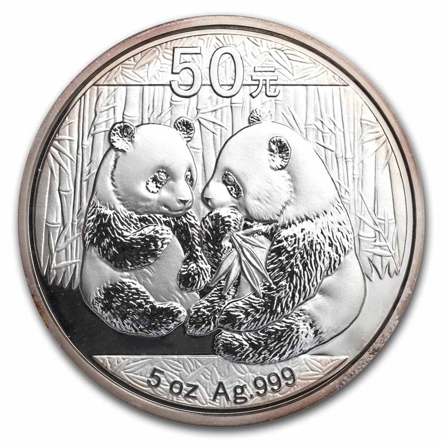 Buy 2009 China 5 oz Silver Panda Proof (w/Box & COA) | APMEX