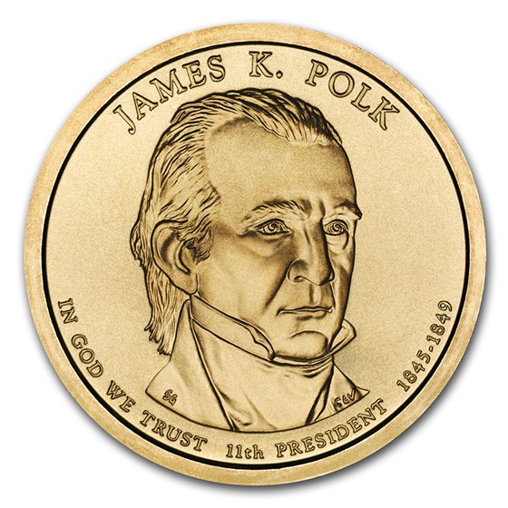 2009-D James Polk Presidential Dollar BU 2009-D James Polk Presidential Dollar BU