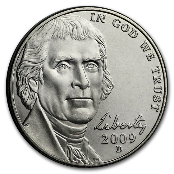 2009-D Jefferson Nickel BU 2009-D Jefferson Nickel BU