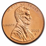 2009-D Lincoln Cent Birthplace 50-Coin Roll BU