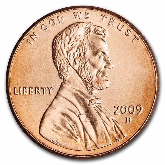 2009-D Lincoln Cent Professional Life BU (Red)