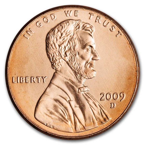 2009-D Lincoln Cent Professional Life BU (Red) 2009-D Lincoln Cent Professional Life BU (Red)